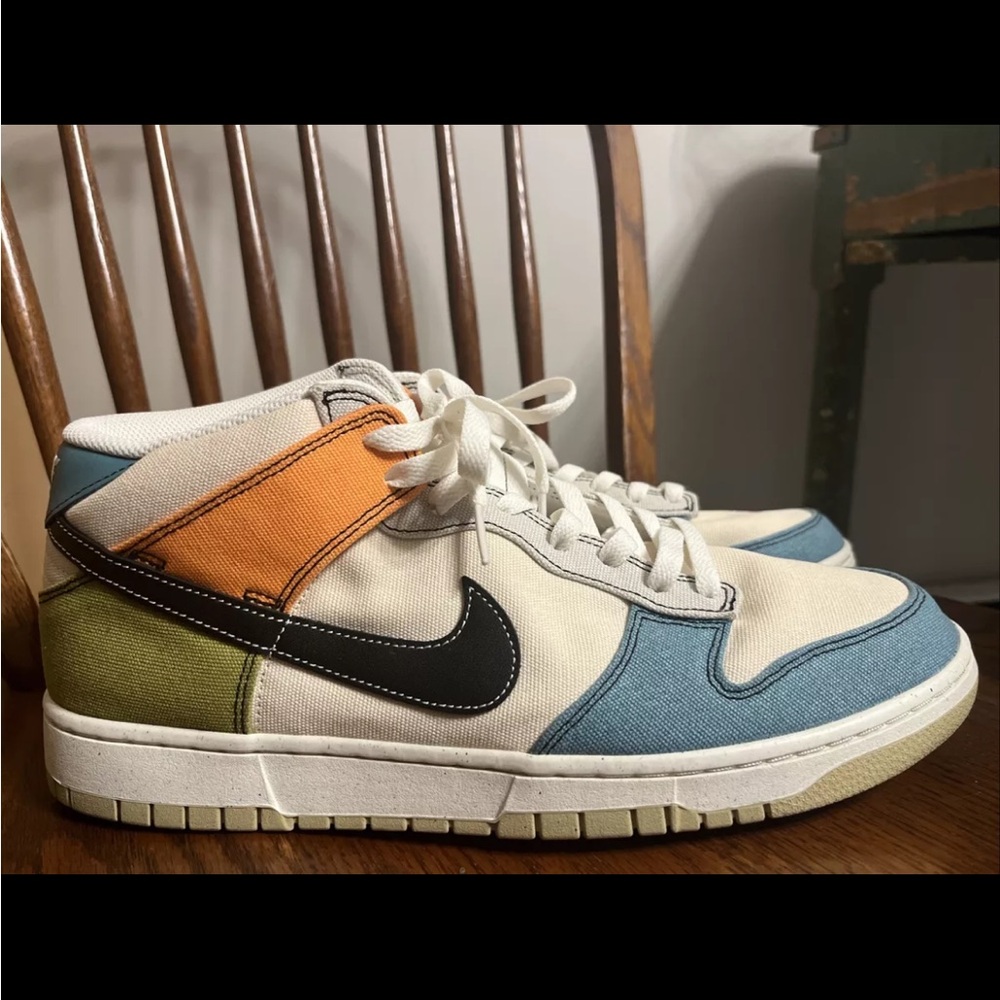 COPY - Nike Dunk Mid Pale Ivory multi color